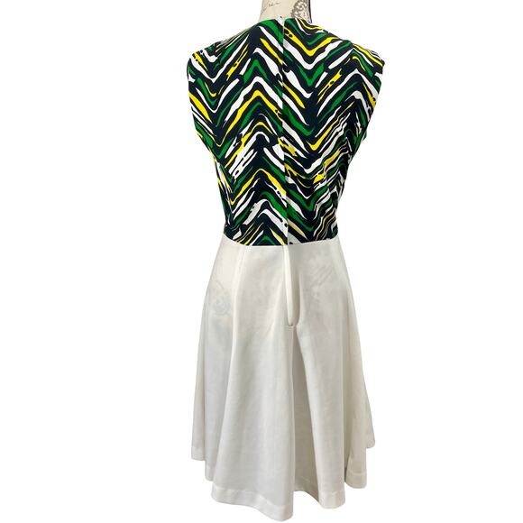 Vintage 60s Vandor Ltd. Geometric Mod Sleeveless Dress - Picture 5 of 10